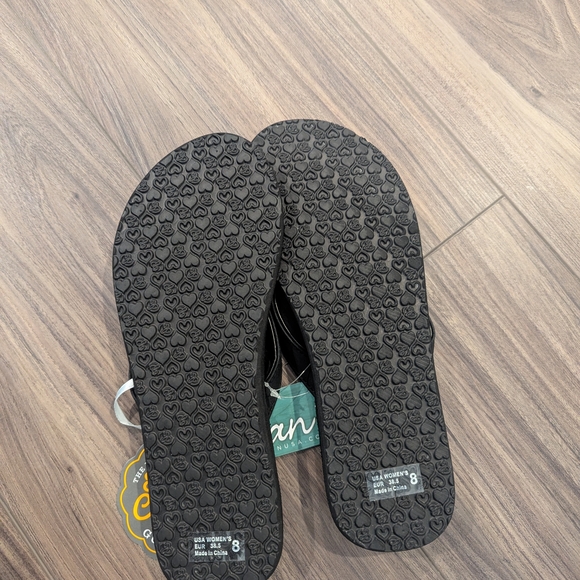 Cobian Black Flip Flops - Picture 2 of 4
